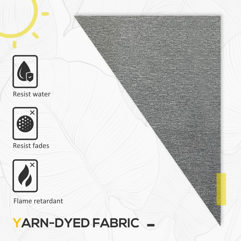 Best 5-Piece Rattan Patio Furniture Set with Corner Sofa, Footstools, Coffee Table, for Poolside, Dark Grey - Image 7