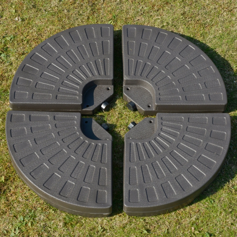 Best Set of 4 Fillable Parasol Weights - 100kg - Image 10