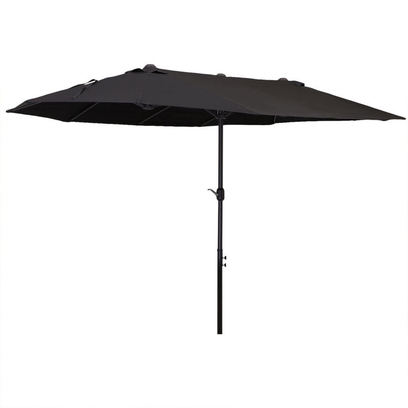 Best 4.6m Canopy Parasol - Black - Image 11