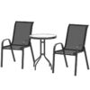 Best Three-Piece Outdoor Garden Set - Black - Image 11