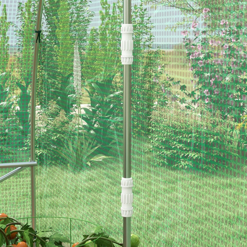Best Sprinkler System Polytunnel Greenhouse, 4 x 3(m), Green - Image 9