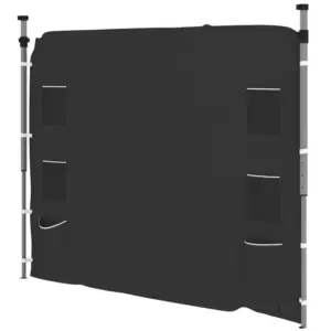 Best 195 x 295cm Replacement Gazebo Sidewall - Black