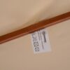 Best 2.7m Elegant Wooden Frame Parasol Umbrella - Beige - Image 10