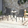 Best Three-Piece Outdoor Garden Set - Black - Image 9