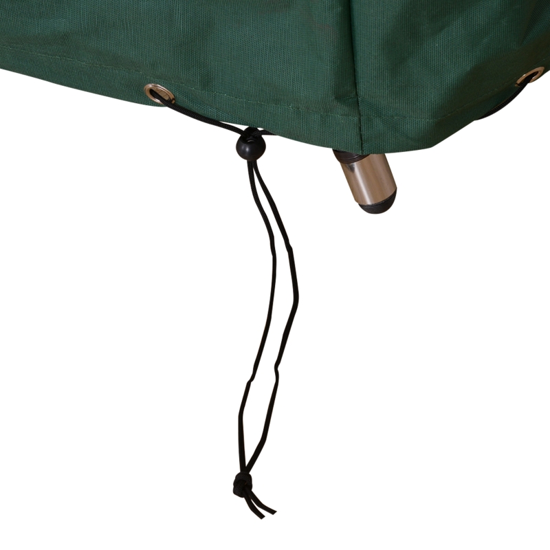 Best 3 Pieces Rattan Bistro Set with Furniture Cover, Wicker Garden Furniture Set, Glass Top Coffee Table and Chairs with Cushions for Outdoor, Patio, Balcony, Dark Blue - Image 9