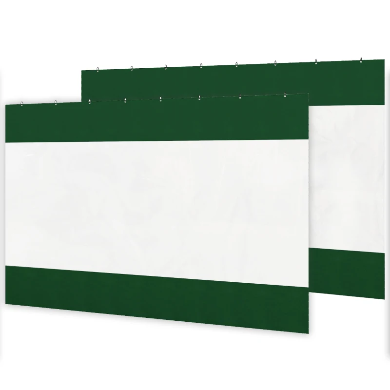 Best Set of Two 3 x 2m Replacement Pergola Panels - Green
