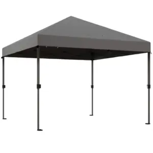 Best 3 x 3m Pop-Up Gazebo, with Accessories - Grey