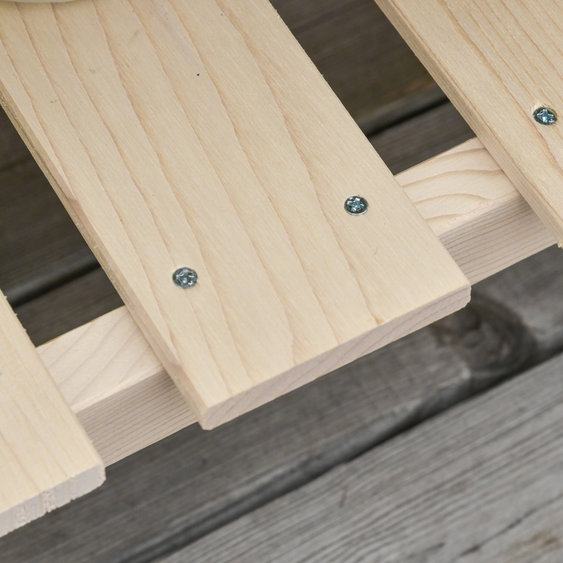 Best Garden Potting Bench w/ Sliding Tabletop, Wooden Workstation w/ Dry Sink, Outdoor Workbench Potting Table w/ Storage Shelf & Hooks, Natural - Image 9