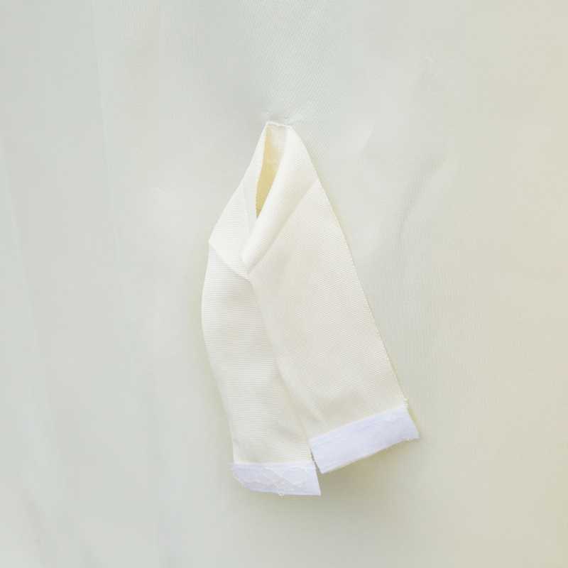 Best 4 x 3 m Aluminum Garden Gazebo, Double Roof Outdoor Gazebo Canopy Shelter with Netting & Curtains for Garden, Lawn, Backyard and Deck, Cream - Image 11