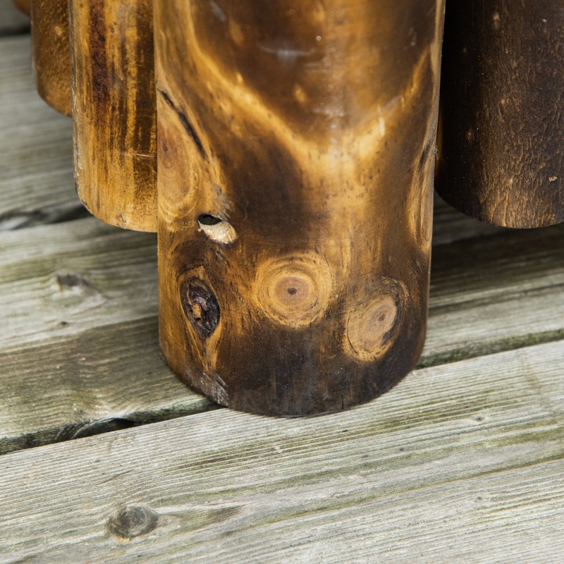 Best 52L Raised Flower Bed Wooden Rectangular Planter Container Box Herb Pot Flower Pot 78L x 35W x 30H (cm) - Image 9