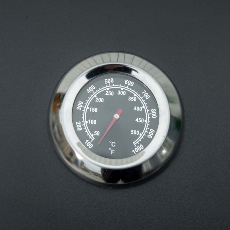 Best 2 Burner Gas BBQ Grill Outdoor Portable Folding Tabletop Barbecue w/ Lid, Thermometer, Carbon Steel, Black - Image 9