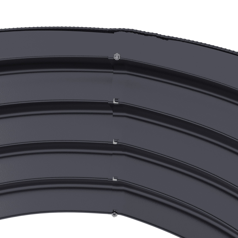 Best Set of 2 Raised Garden Bed, Metal Planter Box with Safety Edging, Easy-to-assemble Stock Tank, Dark Grey - Image 9