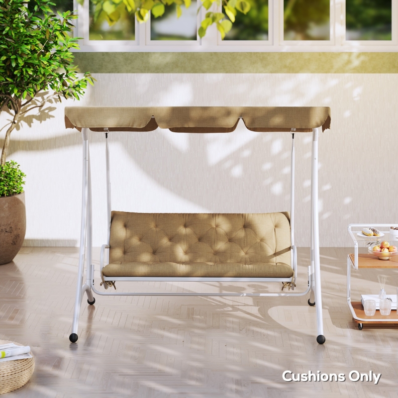 Best Three-Seater Bench Cushion - Khaki - Image 9