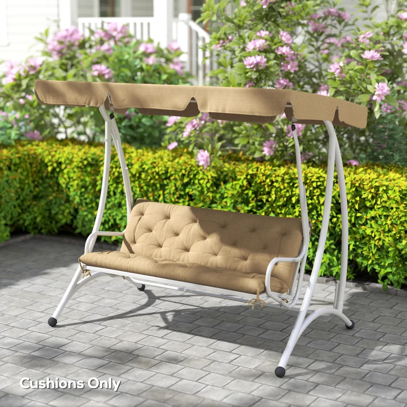 Best Three-Seater Bench Cushion - Khaki - Image 8