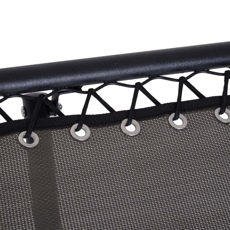 Best Zero Gravity Chair Metal Frame Texteline Armchair Outdoor Folding and Reclining Sun Lounger with Head Pillow for Patio Decking Gardens Camping, Grey - Image 11