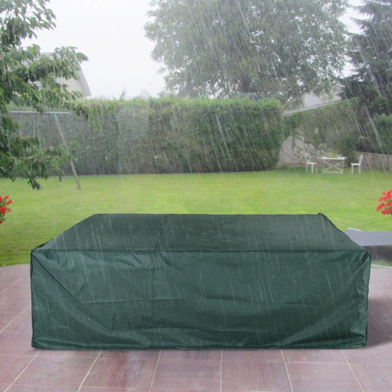 Best Large Patio Garden Furniture Set Cover 600D Oxford Square Waterproof, 230 x 230 x 70 cm, Green - Image 2