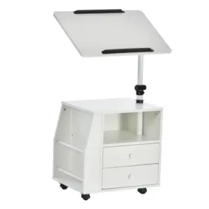 Best Functional Swivel Bedside Table End Table Side Table for Living Room Nightstand for Bedroom