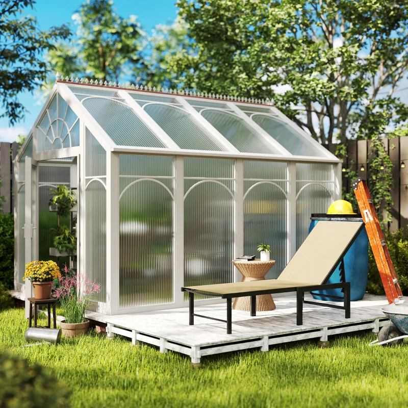 Best Reclining Sun Lounger - Khaki - Image 7