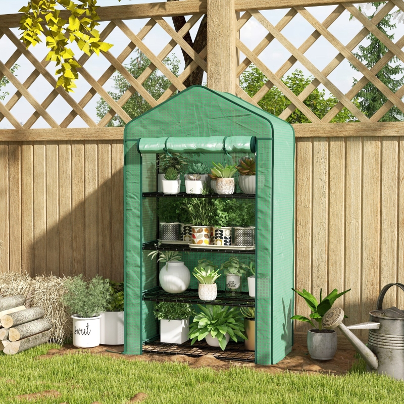 Best Four-Tier Mini Greenhouse, with Reinforced Plastic Cover - Image 10