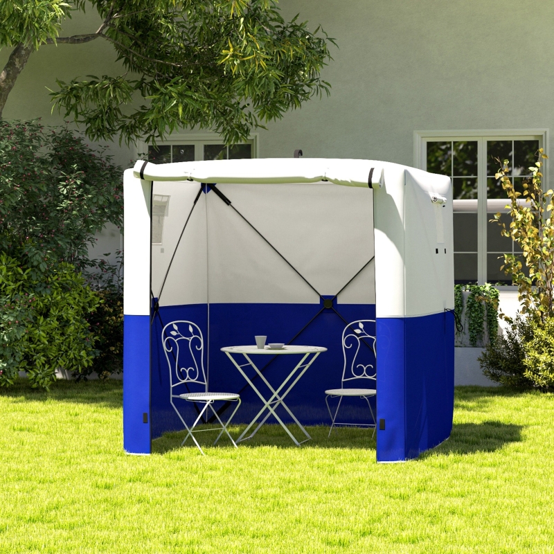 Best 2 x 2m Pop-Up Gazebo, with Accessories - Dark Blue - Image 10