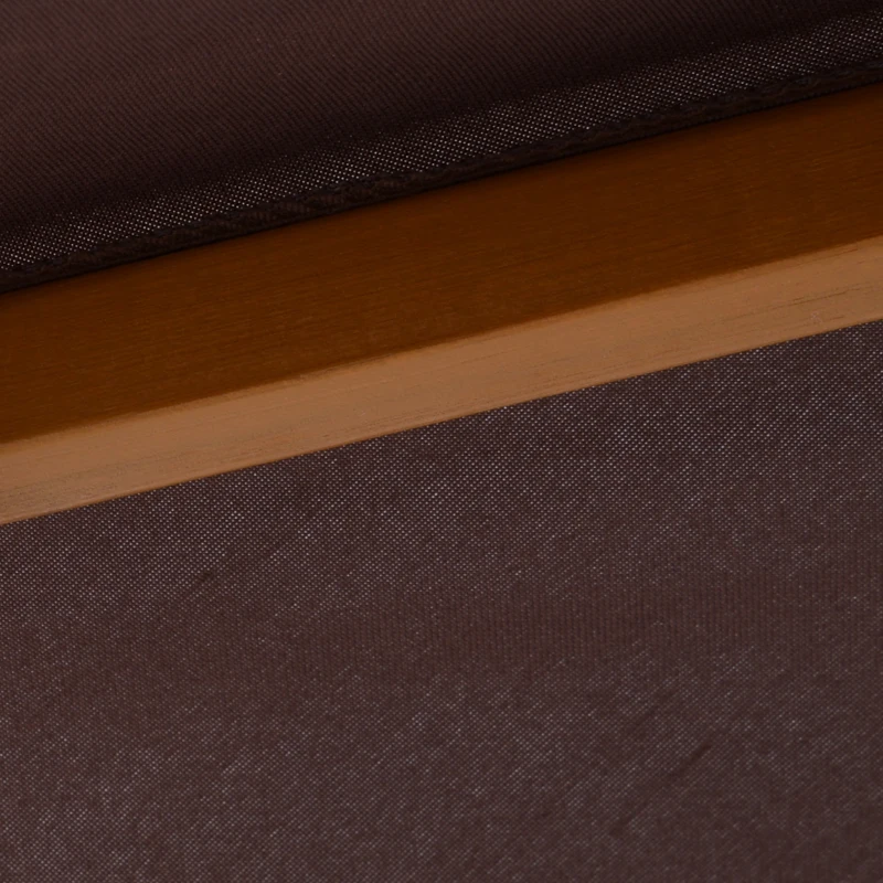 Best 2.5m Wood Garden Parasol Sun Shade Patio Outdoor Wooden Umbrella Canopy Coffee - Image 8