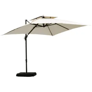 Best Steel Frame Outdoor Roma Cantilever Umbrella