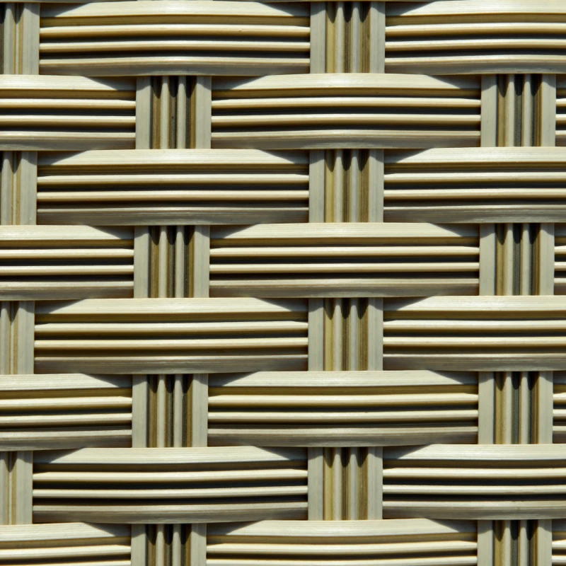 Best 4 Pieces Patio Wicker Sofa Set, Outdoor PE Rattan Sectional Conversation Aluminium Frame Furniture Set w/ Padded Cushion & 2-Tier Tea Table, Brown - Image 8