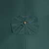 Best 2 x 3m Wooden Garden Parasol Umbrella Outdoor Sun Shade Canopy, Green - Image 10
