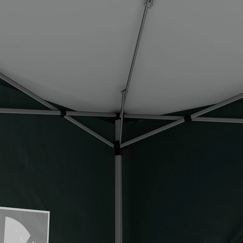 Best 3 x 3m Pop Up Gazebo, Wedding Party Canopy Tent Marquee with Carry Bag and Windows, Green - Image 8