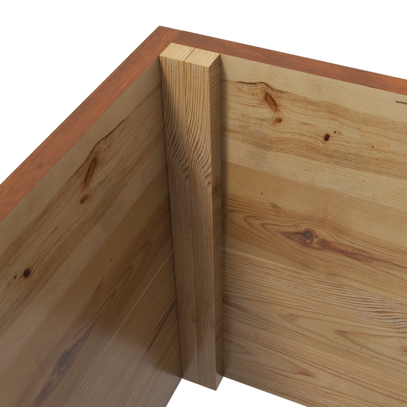 Best Wooden Trellis Planter Box, Raised Garden Bed to Grow Vegetables, Herbs and Flowers, Orange - Image 9