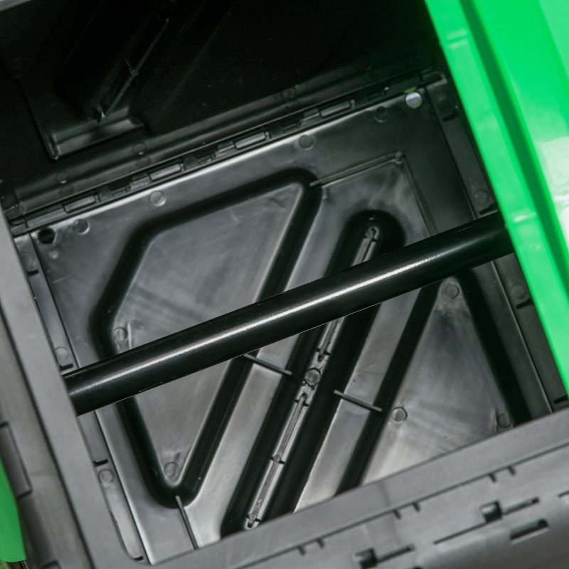 Best 65L Garden Compost Bin, Single Chamber Rotating Composter, Compost Maker with 24 Ventilation Openings and Steel Legs - Image 9