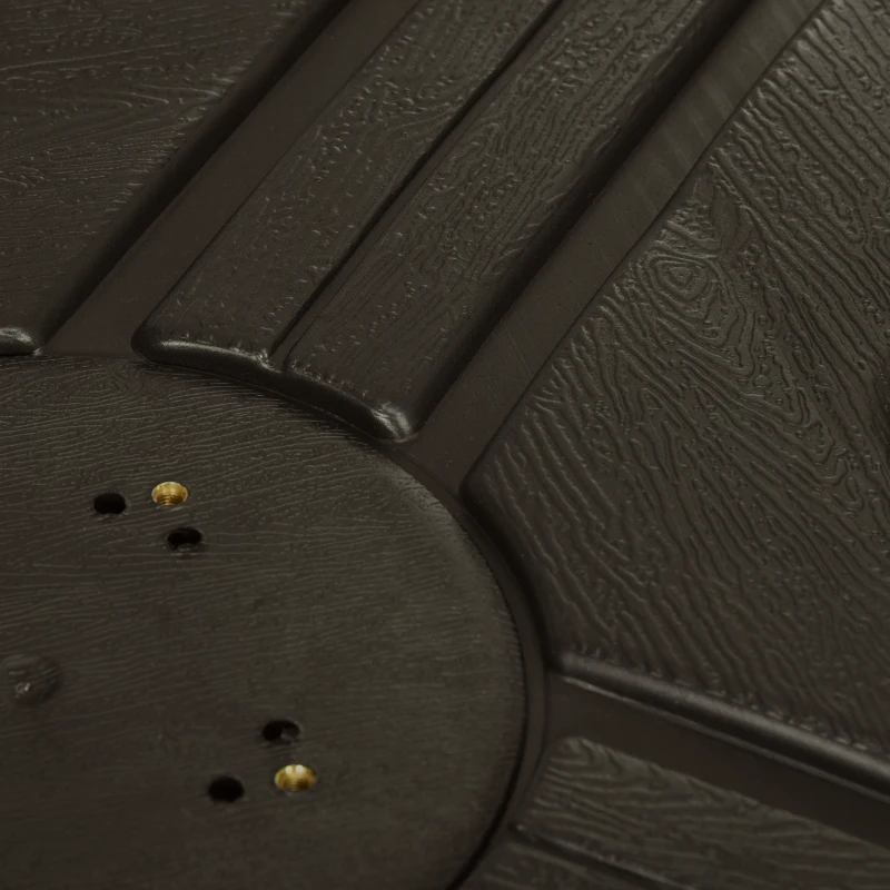 Best Fillable Cantilever Parasol Base Weights with Steel Cross Base, Garden Umbrella Stand Weight with Wheels, 195kg Sand or 170kg Water Filled, Coffee - Image 8