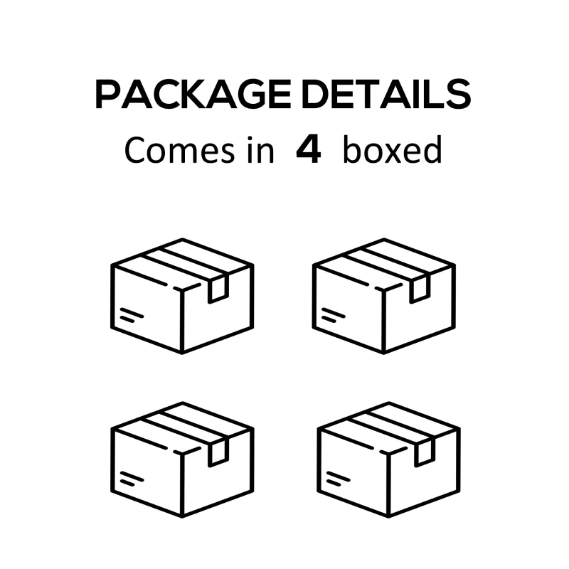 Best 7 Pieces Patio Wicker Sofa Set, Outdoor PE Rattan Sectional Furniture Set w/ Acacia Table Top & Cushion for Garden, Backyard, Grey - Image 8