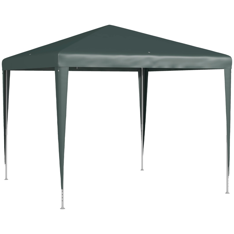 Best 2.7m x 2.7m Garden Gazebo Marquee Party Tent Wedding Canopy Outdoor(Dark Green)
