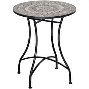Best Φ60cm Mosaic Outdoor Patio Table - Green