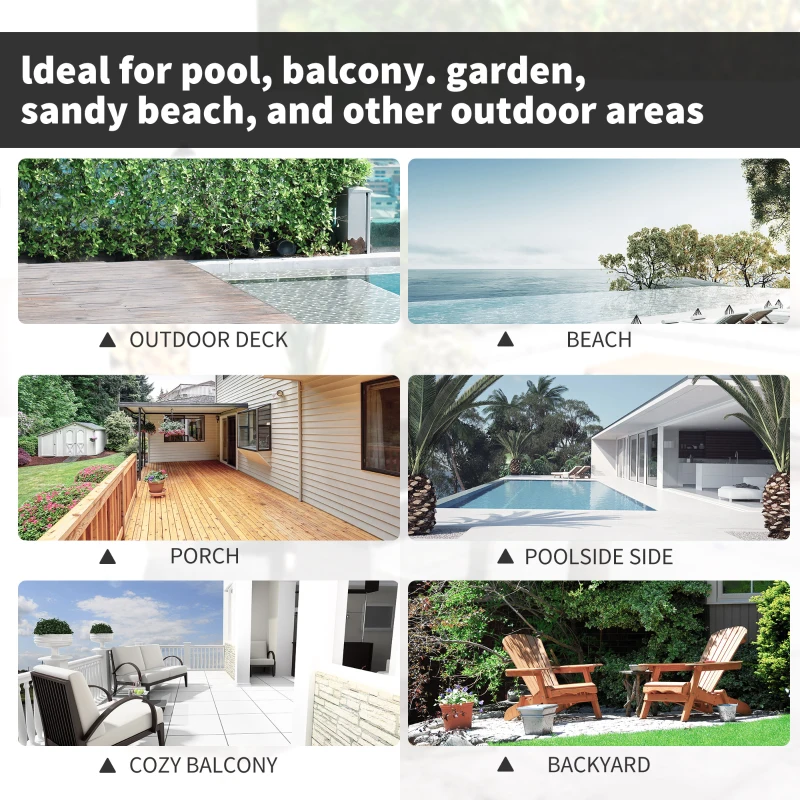 Best 7-Piece Rattan Garden Furniture Set with Cushions, 6 Seater Garden Table and Chairs, Rattan Dining Set with 6 Armchairs, Rectangular Glass Top Table, Charcoal Grey - Image 5