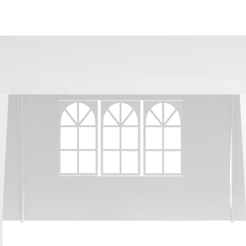 Best Garden Gazebo Marquee Party Wedding Tent Canopy (9m x 3m) - White - Image 8