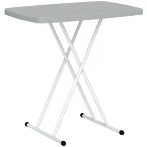 Best Minimal Folding Outdoor Table - Grey/White