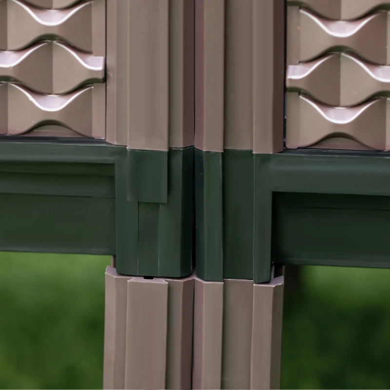 Best 50cm x 50cm x 46.5cm Set of 2 41L Garden Raised Bed, Elevated Planter Box, Flower Vegetables Planting Container with Self-Watering Design and Drainage Holes - Image 8