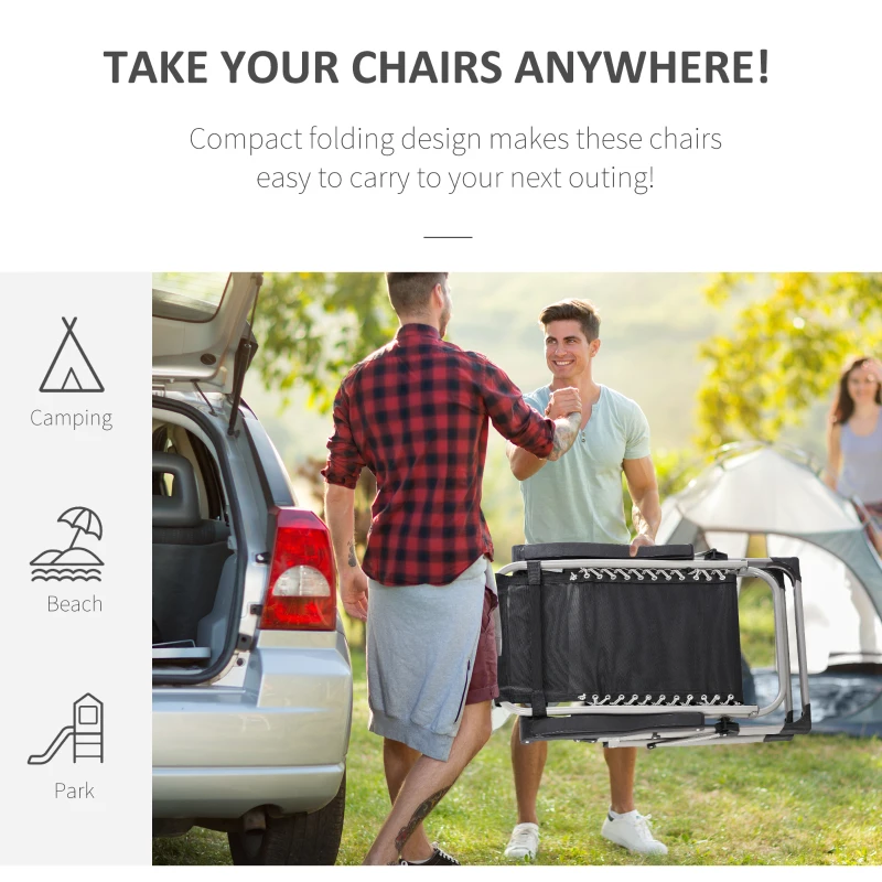 Best 2pc Reclining Zero Gravity Sun Loungers ,Folding Chaise Lounge Chair with Cushions, Light Grey - Image 5