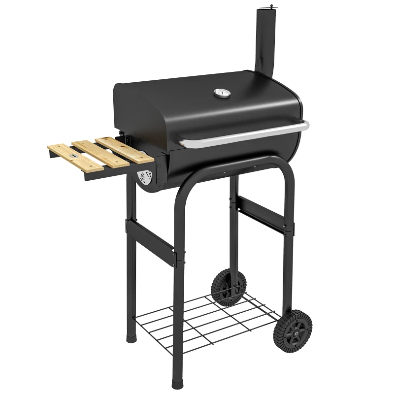 Best Charcoal BBQ, with Thermometer, Shelves and Wheels