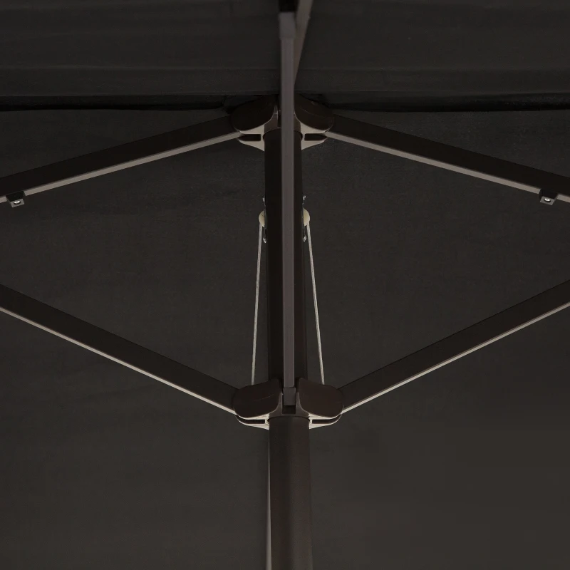 Best 4.6m Canopy Parasol - Black - Image 7