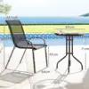 Best Three-Piece Outdoor Garden Set - Black - Image 3