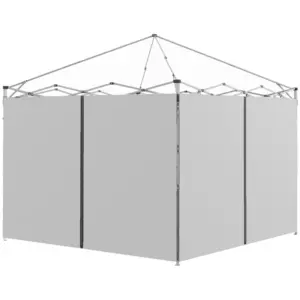 Best Set of Two 3 x 3(m) Replacement Zipped Gazebo Walls - Grey