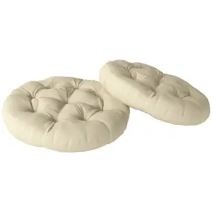 Best Set of Two Φ60cm Outdoor Cushions - Beige