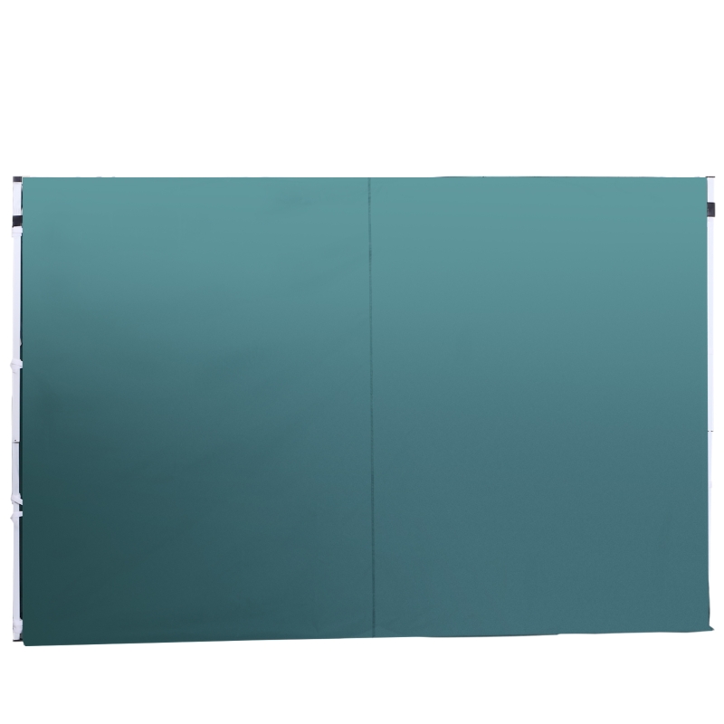 Best 3 Meters Gazebo Replaceable Exchangeable Side Panel Wall Panels Walls With Window, Dark Green - Image 9