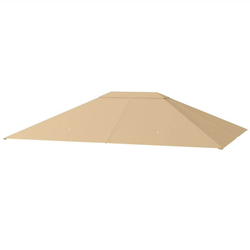 Best 3 x 4m Gazebo Canopy Replacement Cover, Gazebo Roof Replacement (TOP COVER ONLY), Khaki - Image 11