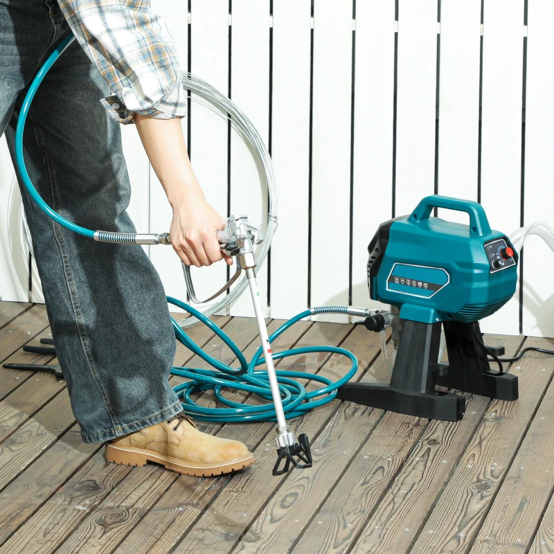 Best Airless Paint Sprayer, Thinning-Free, Electric Fence Paint Sprayer for Exterior and Interior DIY Painting Projects, Wall Spray Gun Machine, Household Use, 1.5L/min, 200 Bar, 7.5 m Hose - Image 2