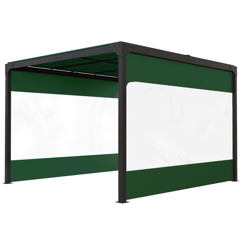 Best Set of Two 3 x 2m Replacement Pergola Panels - Green - Image 11