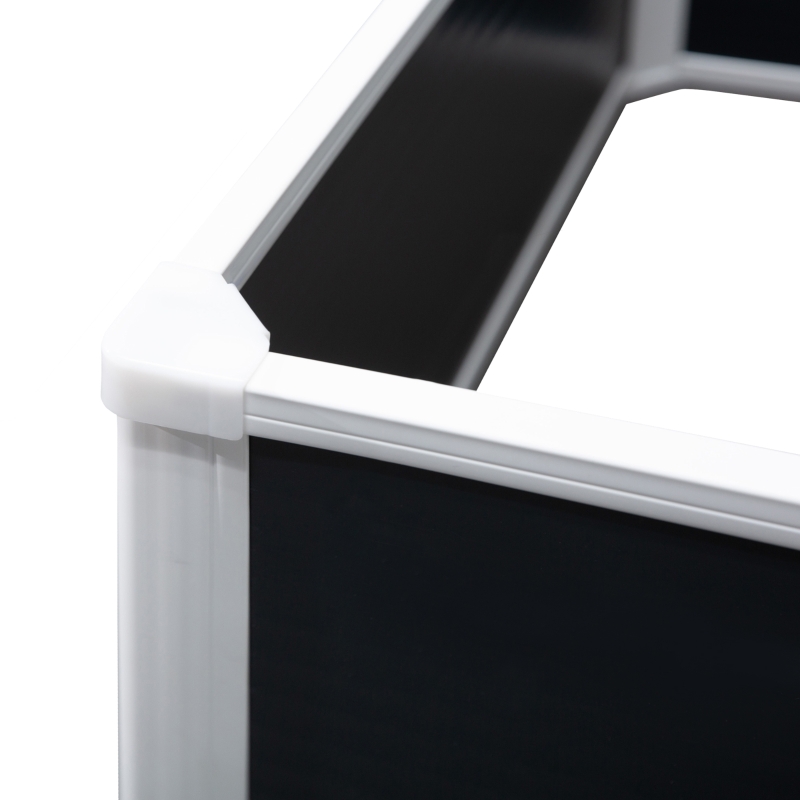 Best 302L Raised Garden Bed, Weather-resistant PP Planter Box Containers for Outdoor Patio Plant Flower Vegetable, 120 x 90 x 30 cm - Image 9